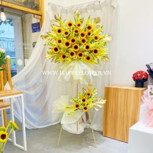 KỆ HOA YELLOW SUNFLOWER