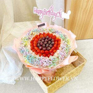 CHERRY MIX DÂU BABY RAINBOW (giấy hồng)