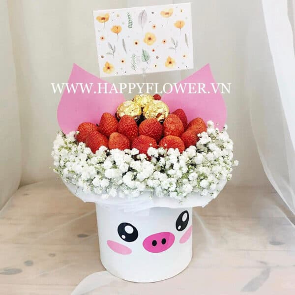 HỘP DÂU BÉ HEO BABY MIX FERRERO