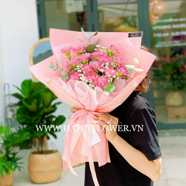 BÓ CẨM CHƯỚNG HỒNG PINK PINK (giấy hồng)